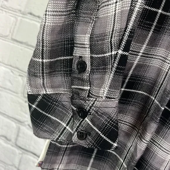 NEW Tolani Collection Neicy top button down plaid floral size XXS - Picture 8 of 14